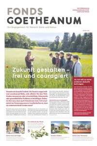 FondsGoetheanum - 2022 Zukunft gestalten